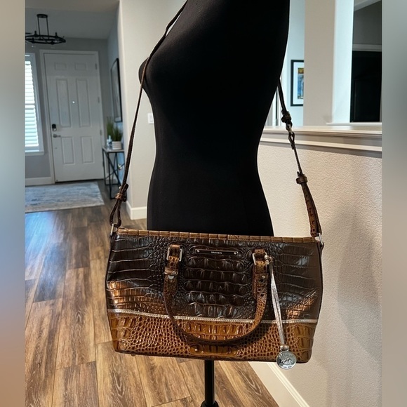 Brahmin MINI ASHER SATCHEL - NEW - SOLD OUT - Copper tones - AUTHENTIC - Picture 1 of 10